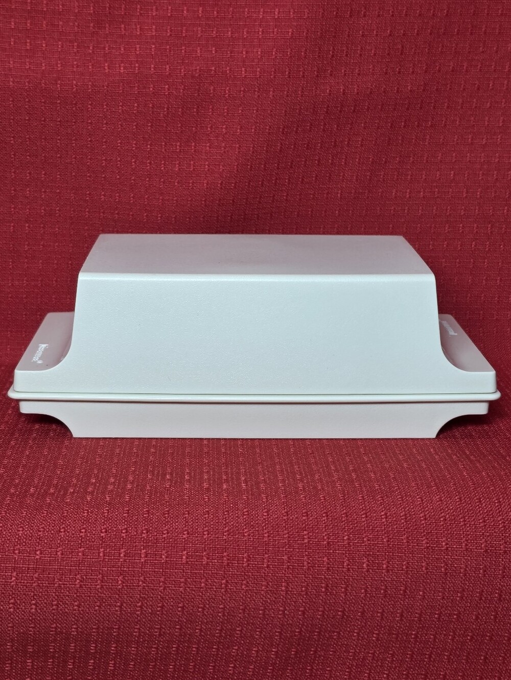 Vintage Tupperware Double Butter Stick Dish Container Retro Storage Kitchen